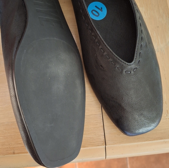 FRYE Claire Leather slip on Heavy Stitch Fat 10 - Picture 6 of 10